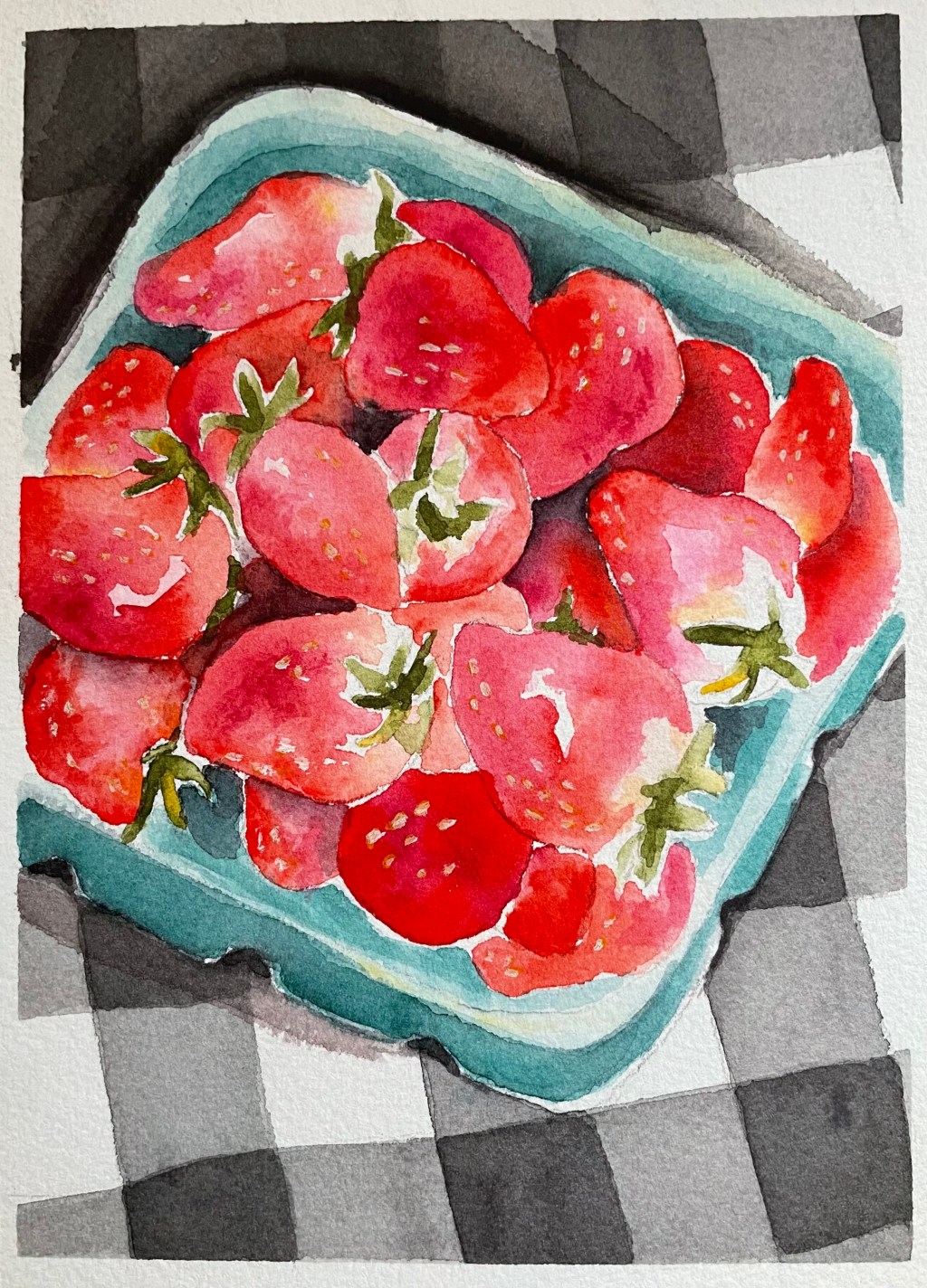 Freshly Picked Strawberries